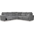  Signature Design by Ashley Modmax 65906S8 5 pc Power Reclining Sectional IMAGE 1