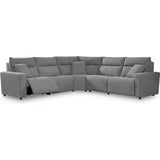  Signature Design by Ashley Modmax 65906S8 5 pc Power Reclining Sectional IMAGE 1