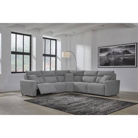  Signature Design by Ashley Modmax 65906S8 5 pc Power Reclining Sectional IMAGE 4