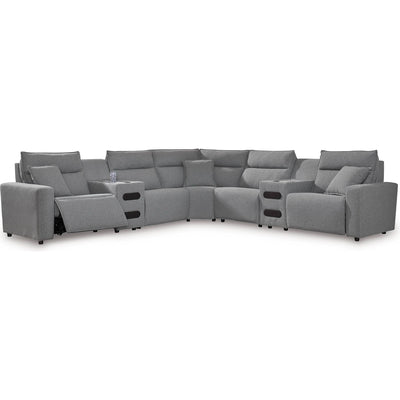  Signature Design by Ashley Modmax 65906S9 7 pc Power Reclining Sectional with Chaise IMAGE 1