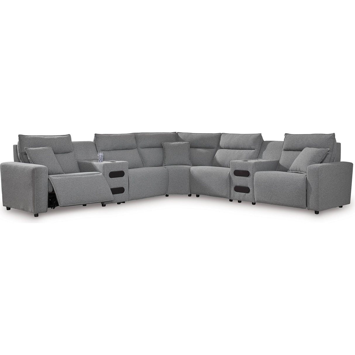  Signature Design by Ashley Modmax 65906S9 7 pc Power Reclining Sectional with Chaise IMAGE 1