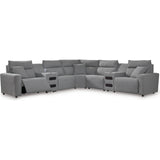  Signature Design by Ashley Modmax 65906S9 7 pc Power Reclining Sectional with Chaise IMAGE 1