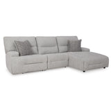  Signature Design by Ashley Acklen Place 93605S6 3 pc Power Reclining Sectional IMAGE 1