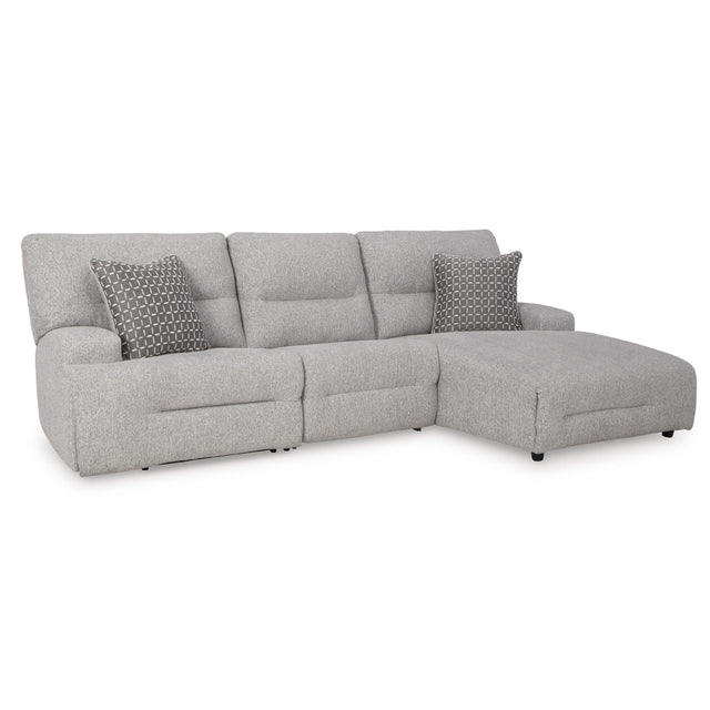  Signature Design by Ashley Acklen Place 93605S6 3 pc Power Reclining Sectional IMAGE 1