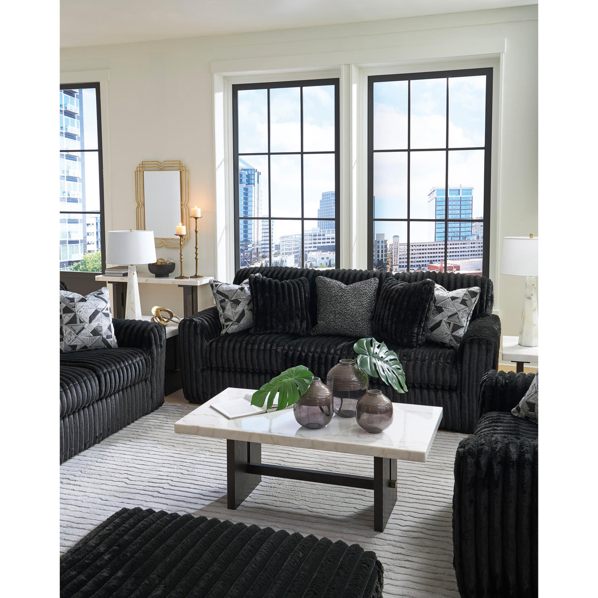  Signature Design by Ashley Midnight-Madness 9810338 Sofa IMAGE 8