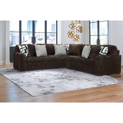  Signature Design by Ashley Midnight-Madness 98104S6 3 pc Sectional IMAGE 1