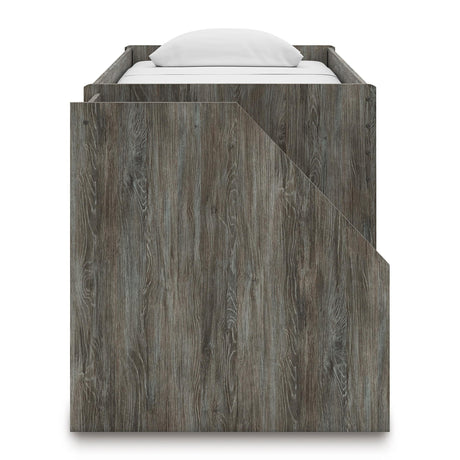  Signature Design by Ashley Frandern B4480B14 Twin Loft Bed with Bookcase Storage IMAGE 4