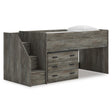  Signature Design by Ashley Frandern B4480B15 Twin Loft Bed with Drawer Storage IMAGE 1