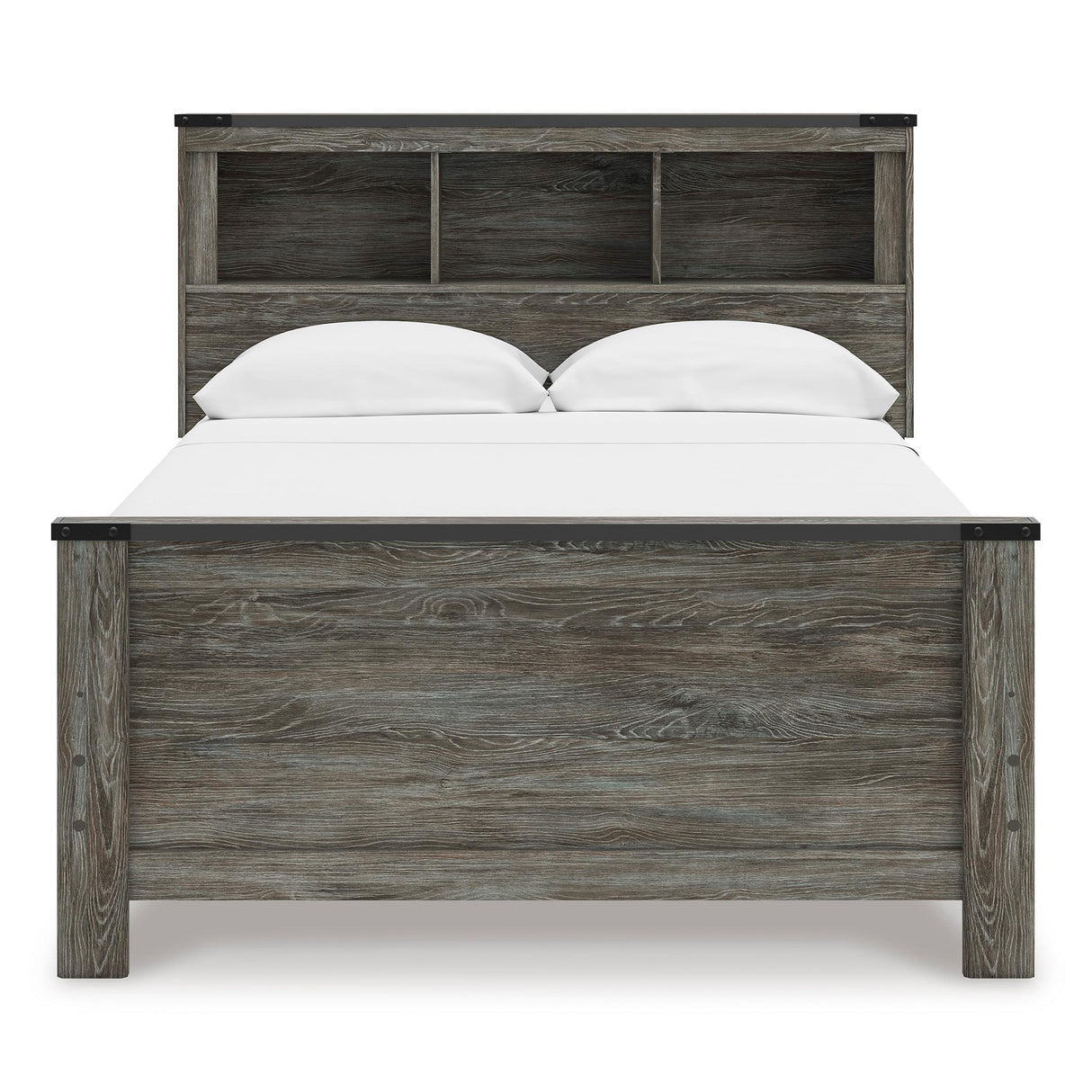  Signature Design by Ashley Frandern B4480B3 Full Bookcase Panel Bed IMAGE 2