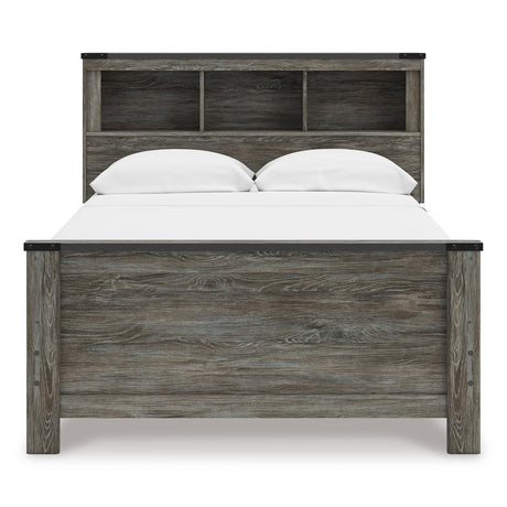  Signature Design by Ashley Frandern B4480B3 Full Bookcase Panel Bed IMAGE 2