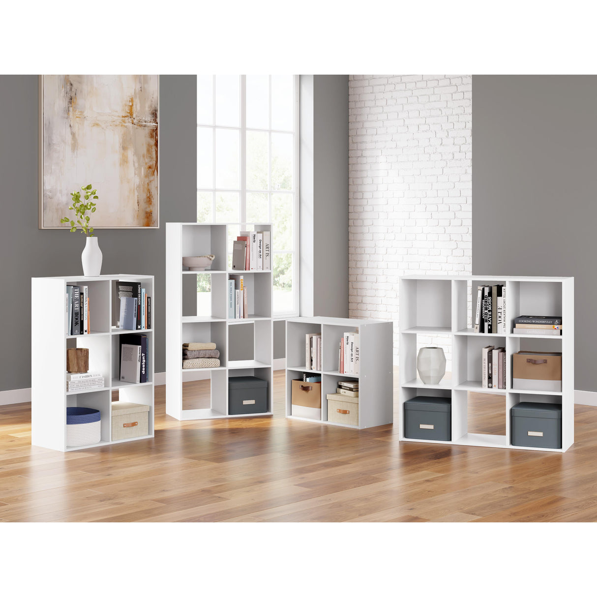  Signature Design by Ashley Onita EA9630-2X2 Four Cube Organizer IMAGE 7