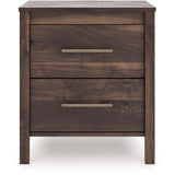  Signature Design by Ashley Calverson EB3660-292 Two Drawer Night Stand IMAGE 2