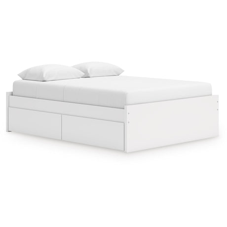  Signature Design by Ashley Onita EB9630B22 Queen Platform Bed with 1 Side Storage IMAGE 1