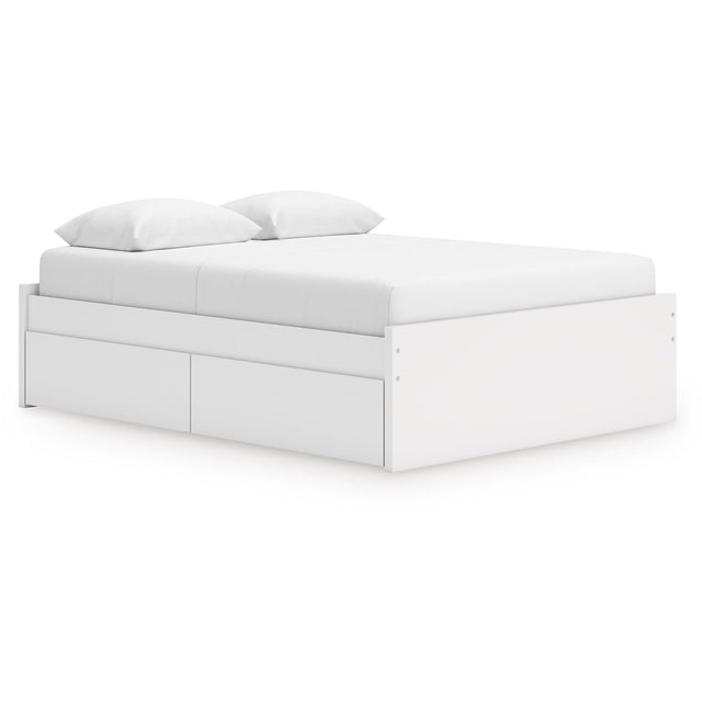  Signature Design by Ashley Onita EB9630B22 Queen Platform Bed with 1 Side Storage IMAGE 1