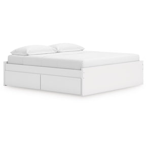 Signature Design by Ashley Onita EB9630B23 King Platform Bed with 1 Side Storage IMAGE 1