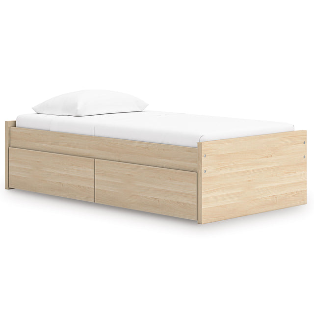  Signature Design by Ashley Onita EB9632B7 Twin Platform Bed with 1 Side Storage IMAGE 1