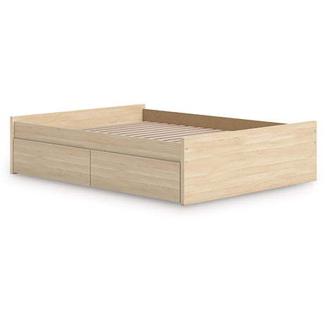  Signature Design by Ashley Onita EB9632B9 Queen Platform Bed with 1 Side Storage IMAGE 7