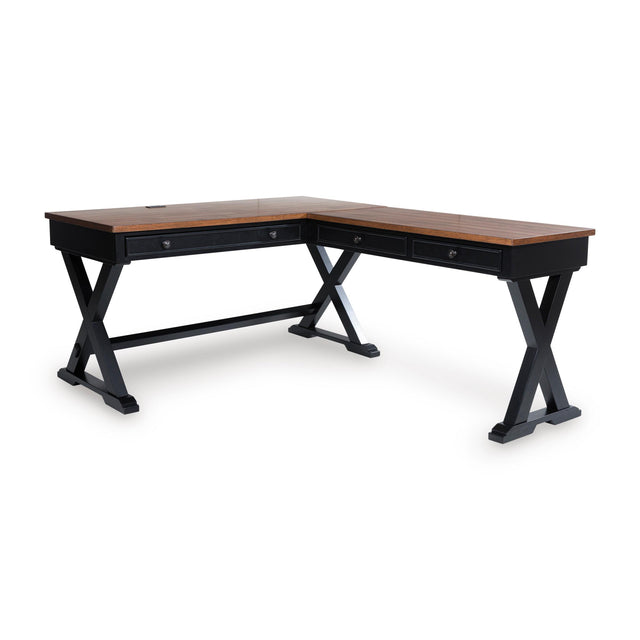  Signature Design by Ashley Wildenauer H664H2 Home Office Desk IMAGE 1
