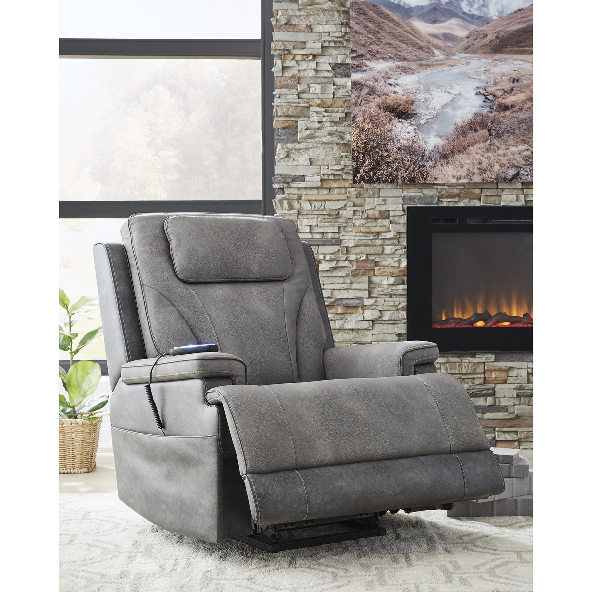  Signature Design by Ashley 4Z-Peaceful Pause PC1210412 Power Lift Recliner IMAGE 8