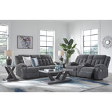 Signature Design by Ashley Observation PC2140596 Double Reclining Power Loveseat with Console IMAGE 9