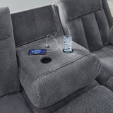  Signature Design by Ashley Observation PC2140599 Reclining Power Sofa with Drop Down Table IMAGE 8