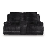  Signature Design by Ashley Rhine Falls PC4280596 Double Reclining Power Loveseat with Console IMAGE 2
