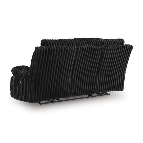  Signature Design by Ashley Rhine Falls PC4280599 Reclining Power Sofa with Drop Down Table IMAGE 4