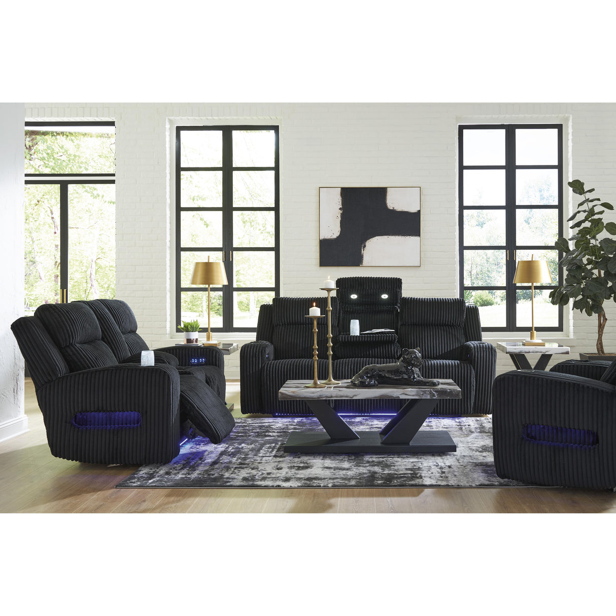  Signature Design by Ashley Forest Lake PC6420218 Power Reclining Loveseat with Console and Adjustable Headrest IMAGE 19