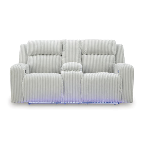  Signature Design by Ashley Forest Lake PC6420318 Power Reclining Loveseat with Console and Adjustable Headrest IMAGE 4