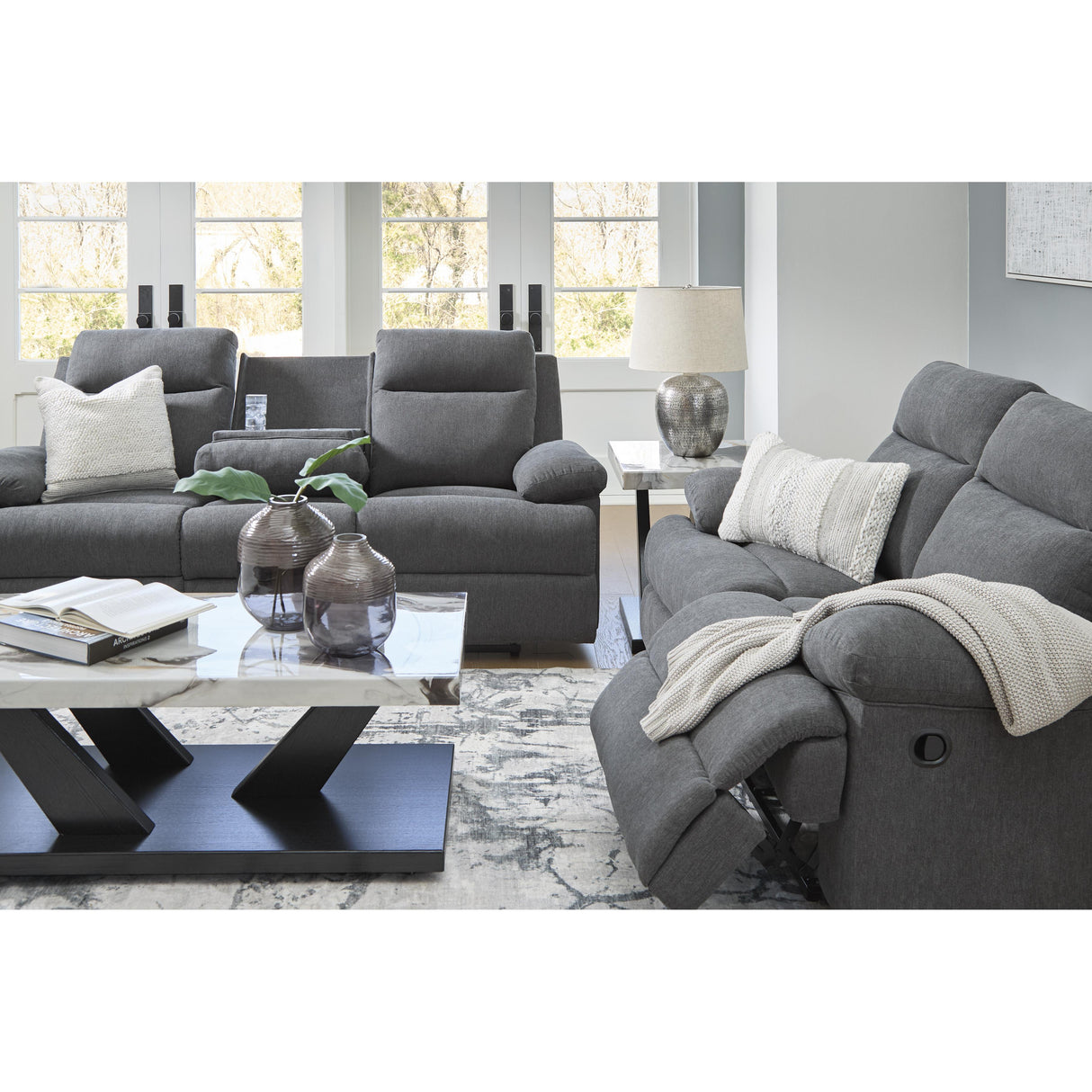  Signature Design by Ashley Side-Swipe PC9140686 Reclining Loveseat IMAGE 8