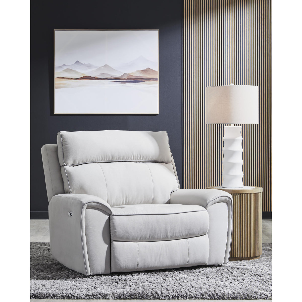  Signature Design by Ashley Social Pointe PC9880282 Power Recliner with Adjustable Headrest IMAGE 5