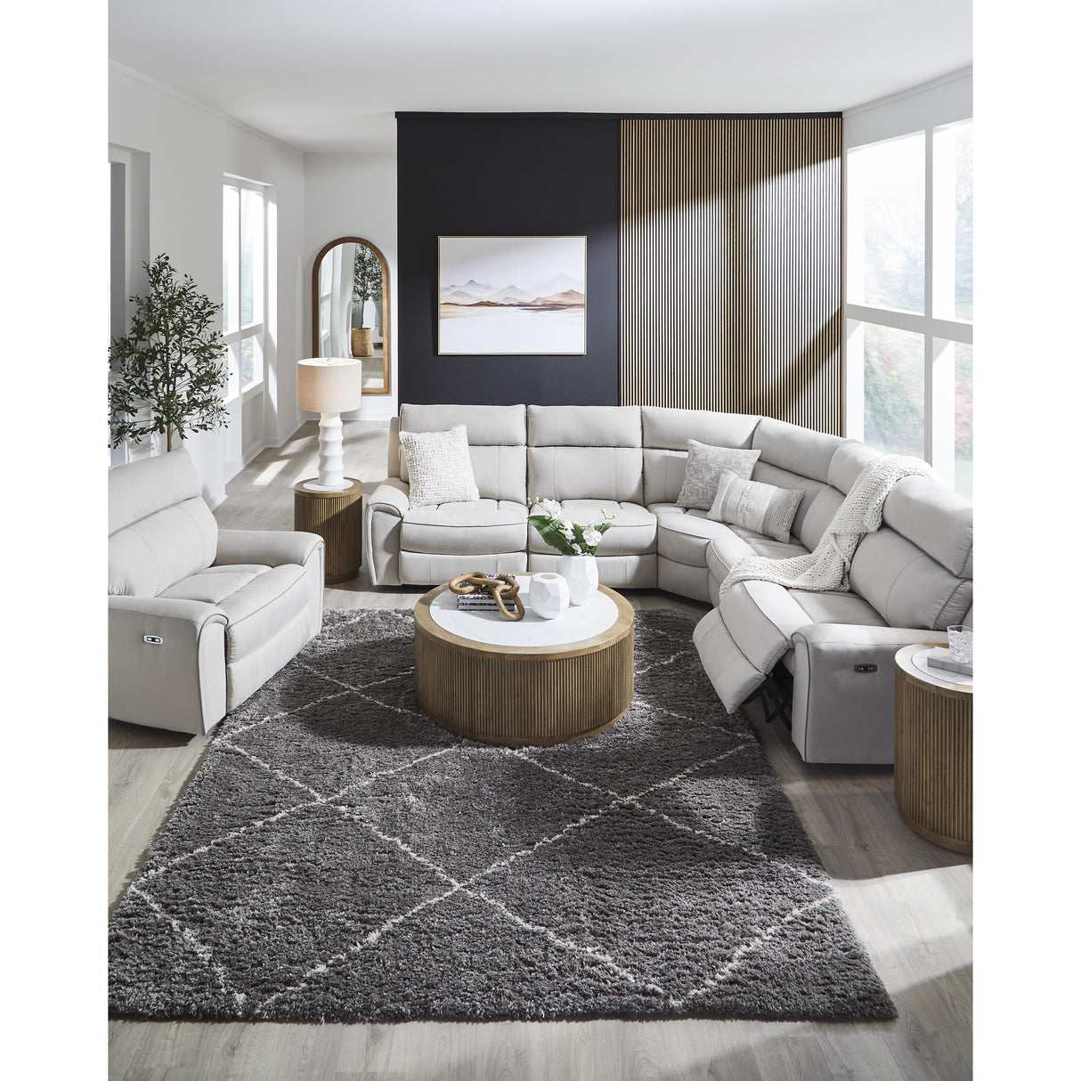  Signature Design by Ashley Social Pointe PC9880282 Power Recliner with Adjustable Headrest IMAGE 8