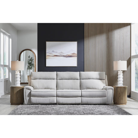  Signature Design by Ashley Social Pointe PC98802S1 3 pc Power Reclining Sectional IMAGE 2