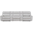  Signature Design by Ashley Social Pointe PC98802S14 5 pc Power Reclining Sectional IMAGE 1