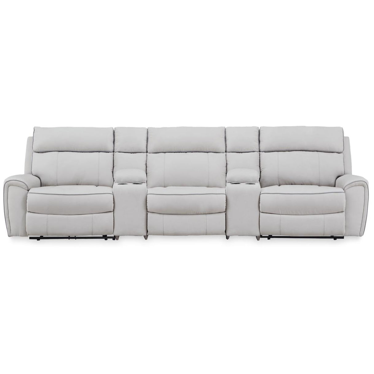  Signature Design by Ashley Social Pointe PC98802S14 5 pc Power Reclining Sectional IMAGE 1