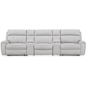  Signature Design by Ashley Social Pointe PC98802S14 5 pc Power Reclining Sectional IMAGE 1