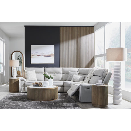  Signature Design by Ashley Social Pointe PC98802S8 5 pc Power Reclining Sectional IMAGE 4
