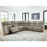  Signature Design by Ashley Narwhal Place PC99201S10 6 pc Power Reclining Sectional IMAGE 2