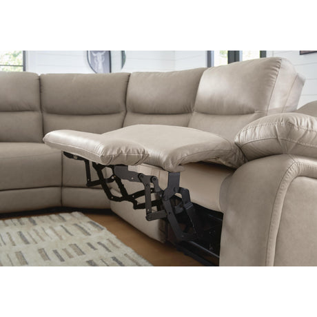  Signature Design by Ashley Narwhal Place PC99201S34 7 pc Reclining Sectional with Storage Consoles IMAGE 2