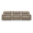  Signature Design by Ashley Narwhal Place PC99201S39 5 pc Reclining Sectional with Storage Consoles IMAGE 1