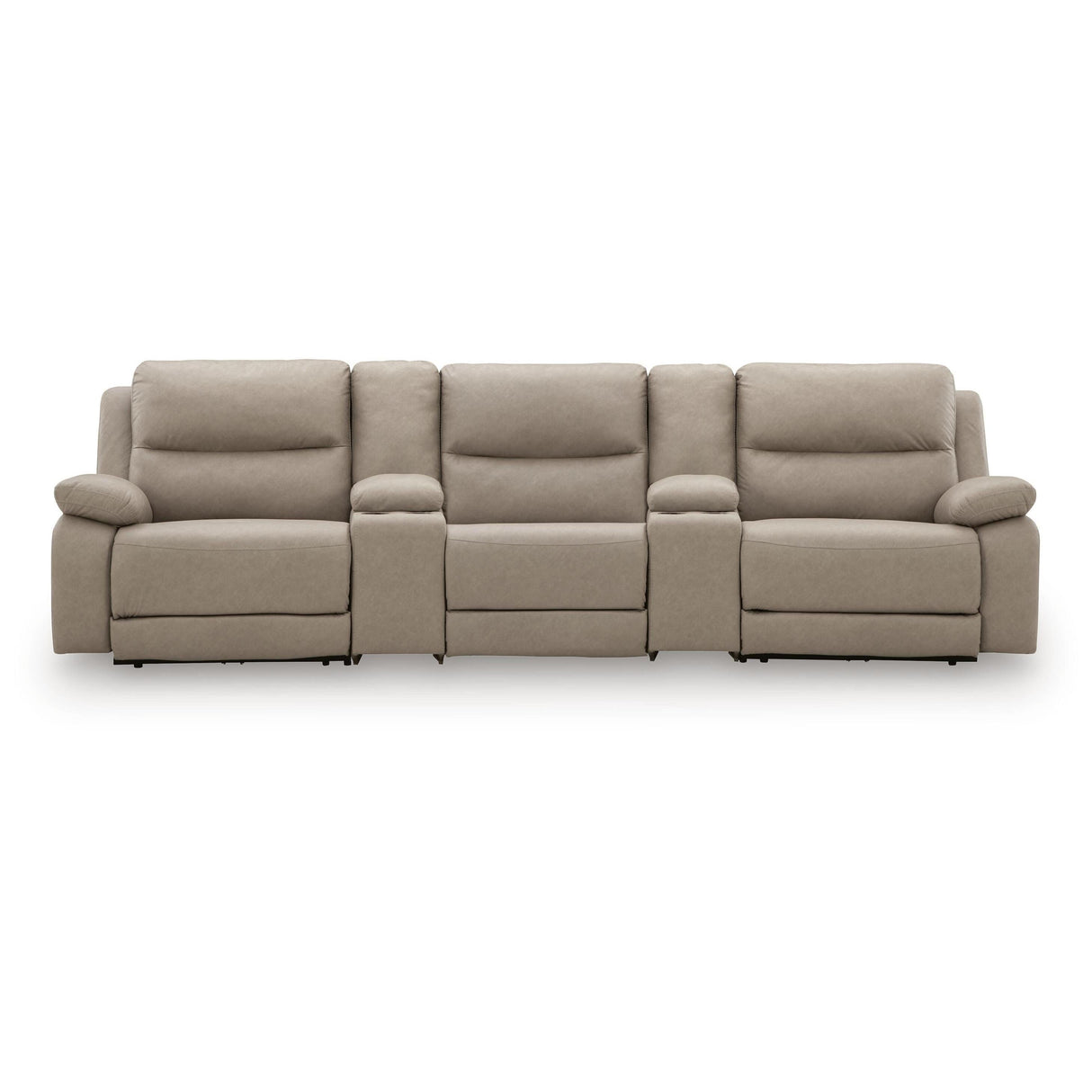  Signature Design by Ashley Narwhal Place PC99201S39 5 pc Reclining Sectional with Storage Consoles IMAGE 1