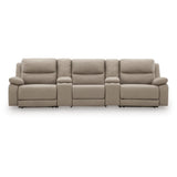  Signature Design by Ashley Narwhal Place PC99201S39 5 pc Reclining Sectional with Storage Consoles IMAGE 1