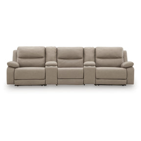  Signature Design by Ashley Narwhal Place PC99201S39 5 pc Reclining Sectional with Storage Consoles IMAGE 1
