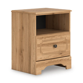  Signature Design by Ashley Aleaport PCB1075-91 One Drawer Night Stand IMAGE 1