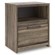 Signature Design by Ashley Elbrim PCB2005-91 One Drawer Night Stand IMAGE 1