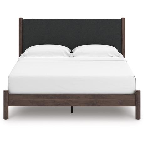  Signature Design by Ashley Pamytta PCB2614B28 King Upholstered Panel Platform Bed IMAGE 2