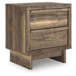  Signature Design by Ashley Chirason PCB3367-92 Two Drawer Night Stand IMAGE 1