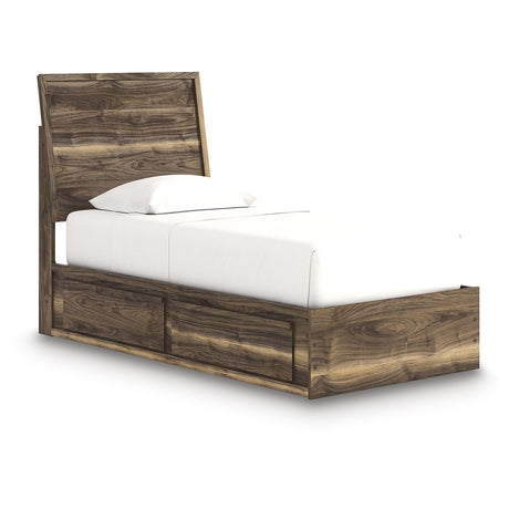  Signature Design by Ashley Chirason PCB3367B27 Twin Panel Bed with Storage IMAGE 1