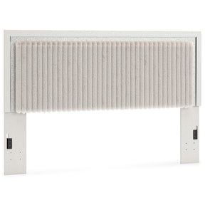  Signature Design by Ashley Zuraleus PCB3381-58 King Upholstered Panel Headboard IMAGE 1
