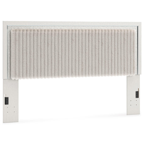  Signature Design by Ashley Zuraleus PCB3381-58 King Upholstered Panel Headboard IMAGE 1